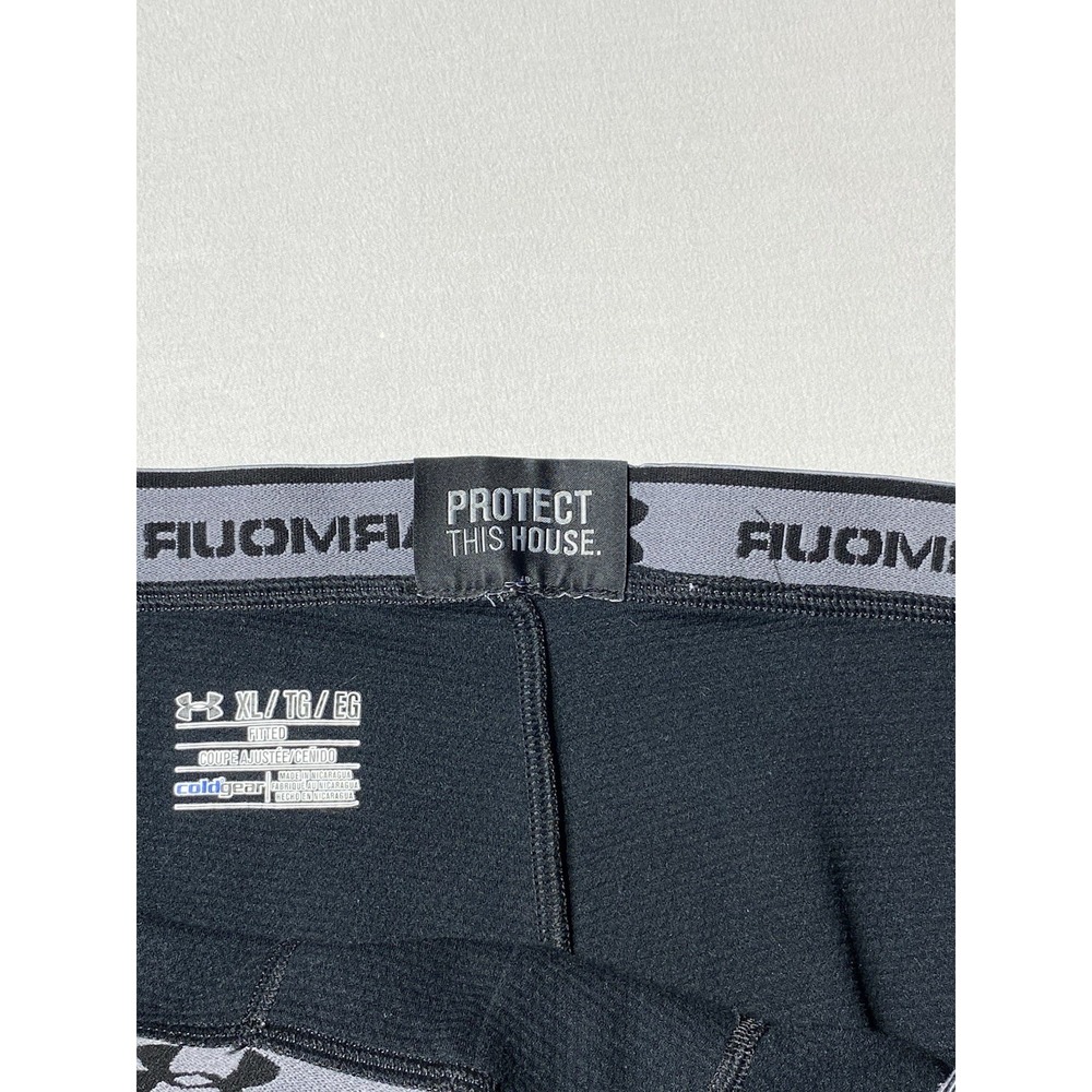 Under Armour Men's XL ColdGear Black Thermal Base Layer Running Tights - Picture 6 of 7